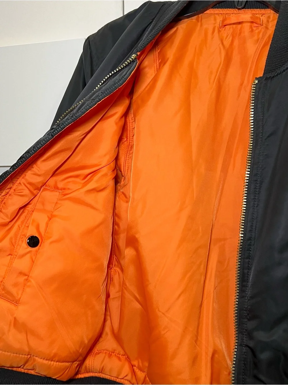 Alpha Industries MA-1 BOMBER JACKET SLIM FIT - Black